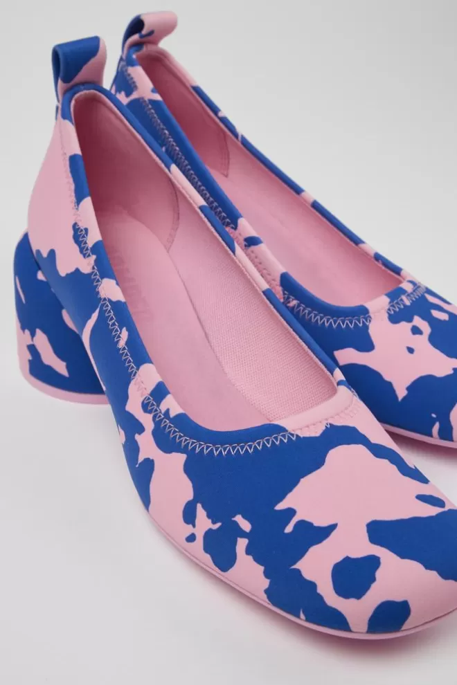 Zapatos De Vestir<Camper Bailarina De Tejido Multicolor Para Mujer