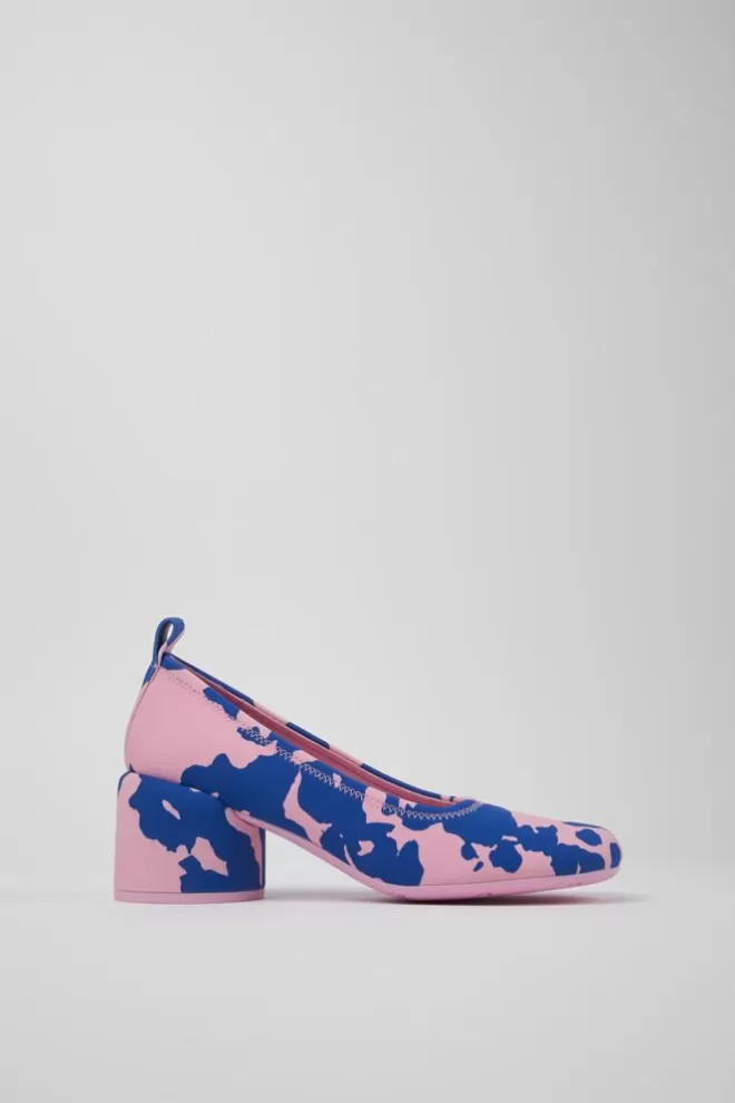 Zapatos De Vestir<Camper Bailarina De Tejido Multicolor Para Mujer
