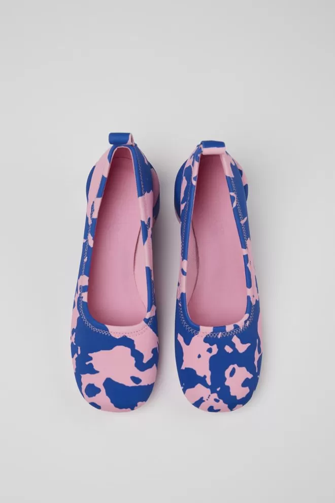 Zapatos De Vestir<Camper Bailarina De Tejido Multicolor Para Mujer