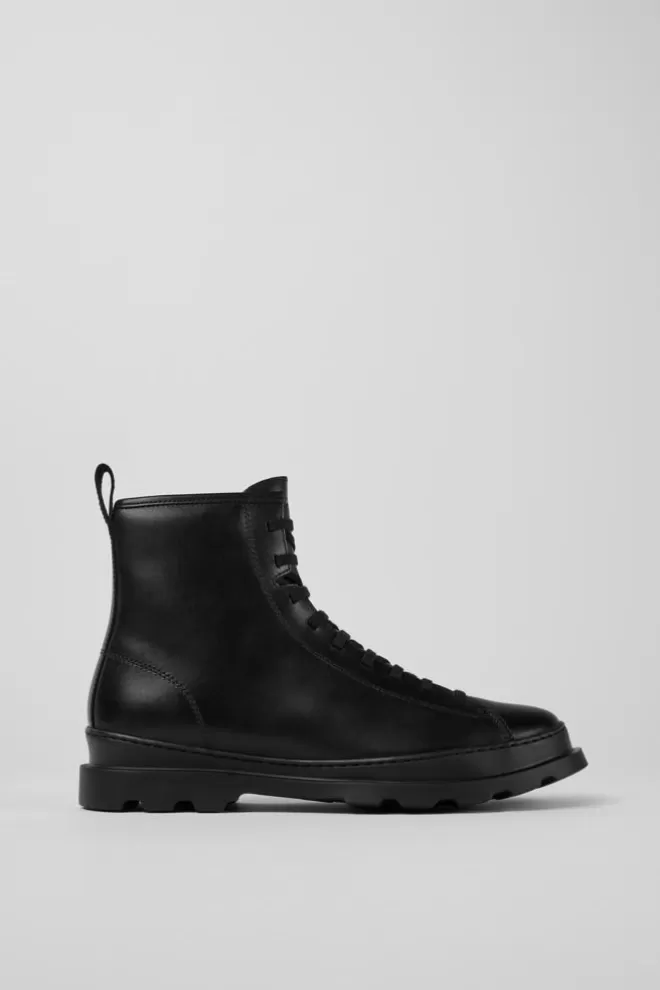 Zapatos De Vestir<Camper Bota De Cordones Negra Para Hombre