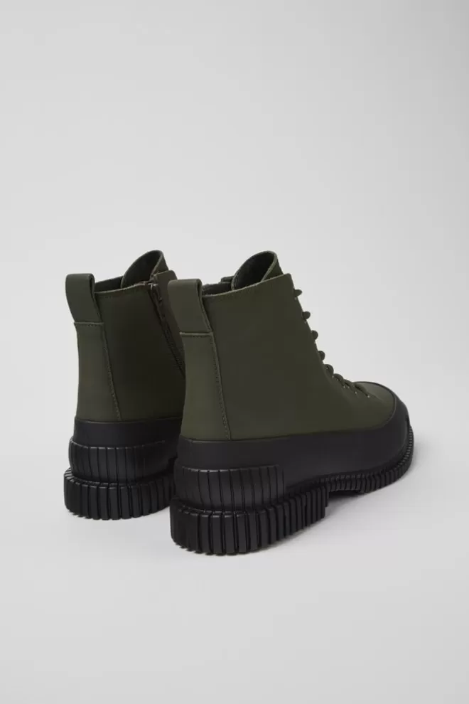 Zapatos De Vestir<Camper Bota De Vestir Kaki Con Cordones Para Hombre