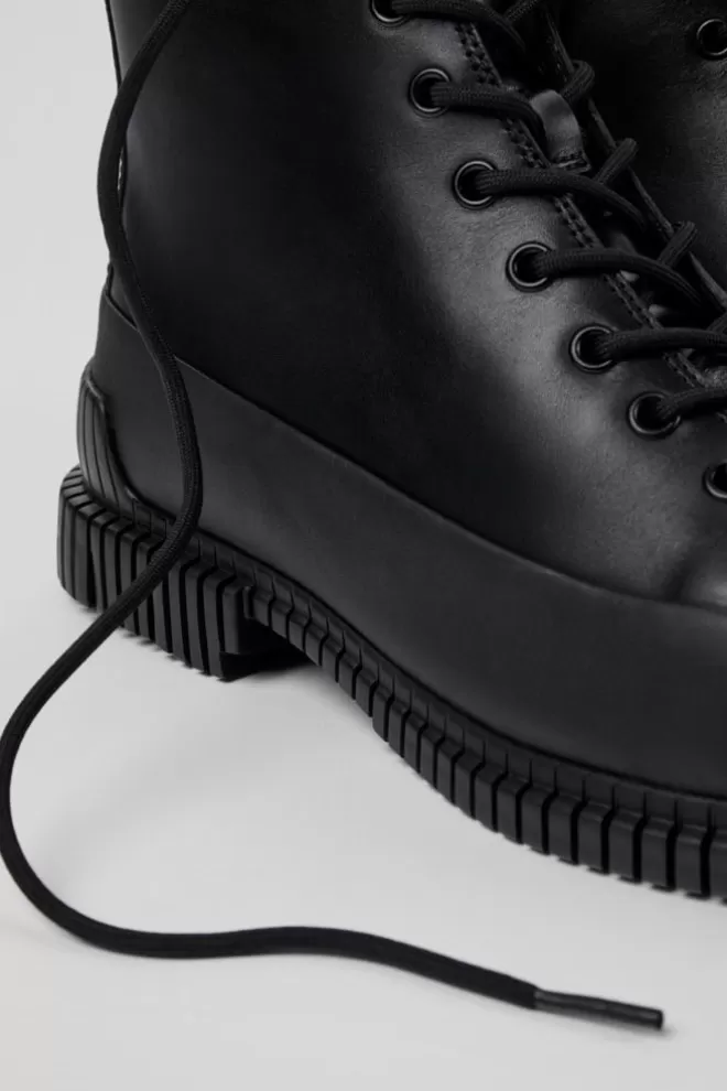 Zapatos De Vestir<Camper Bota De Vestir Negra Con Cordones Para Hombre