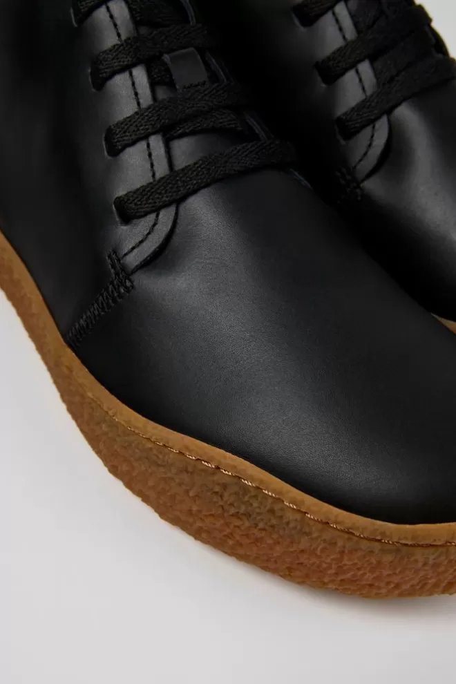 Botines<Camper Bota Safari De Piel Negra Para Hombre