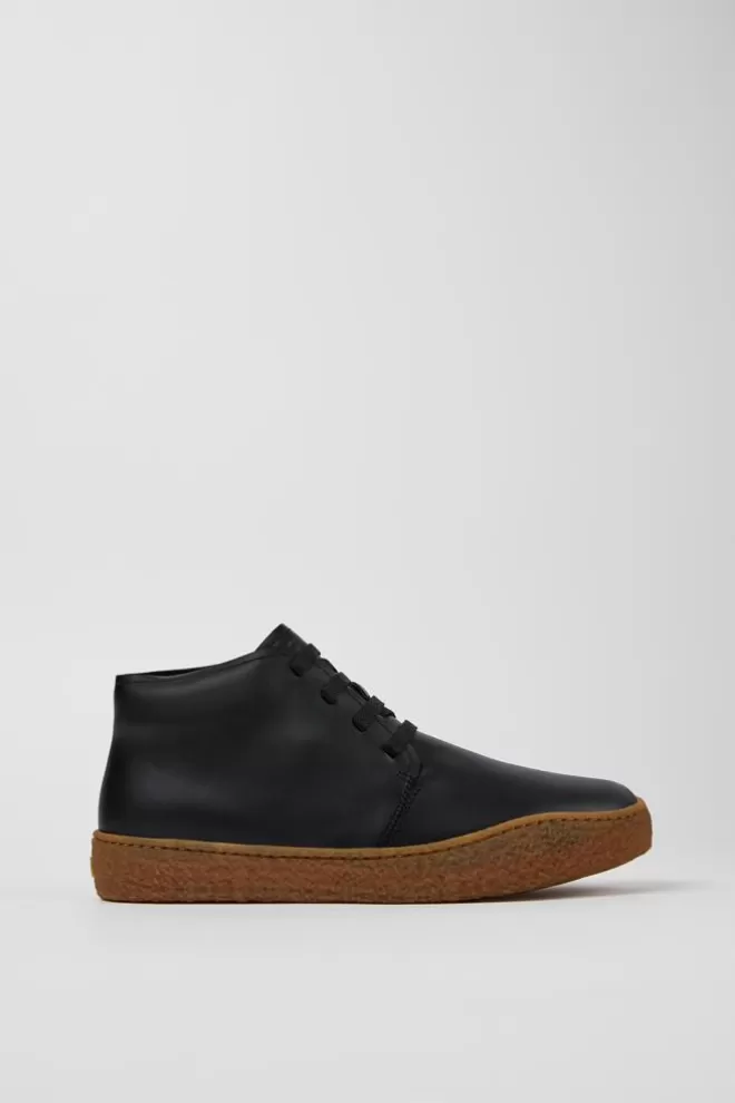 Botines<Camper Bota Safari De Piel Negra Para Hombre