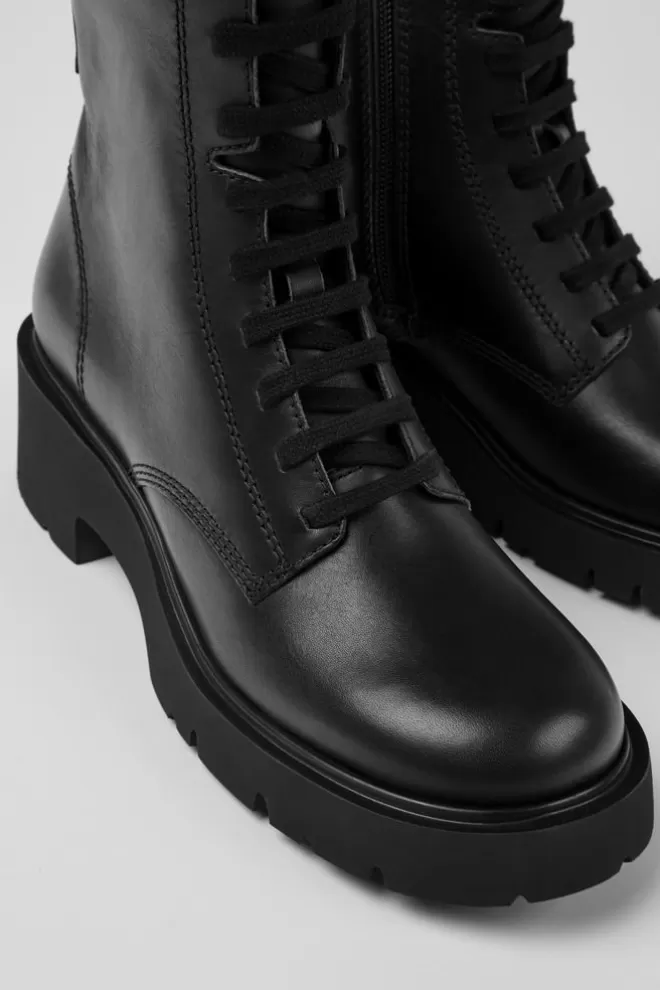 Zapatos De Vestir<Camper Botas Con Cordones En Color Negro Para Mujer