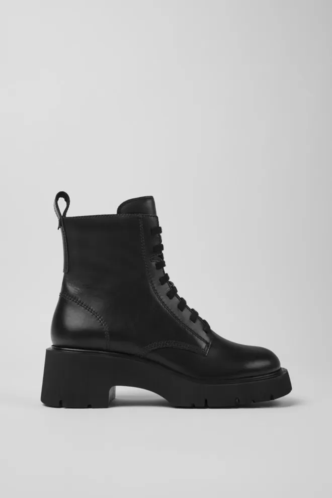 Zapatos De Vestir<Camper Botas Con Cordones En Color Negro Para Mujer