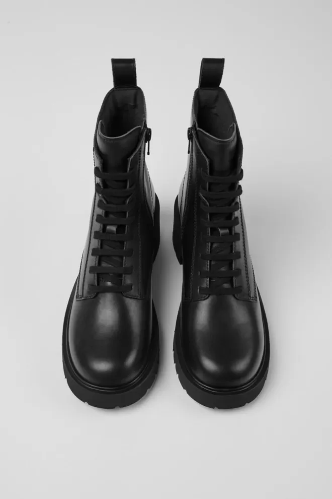 Zapatos De Vestir<Camper Botas Con Cordones En Color Negro Para Mujer