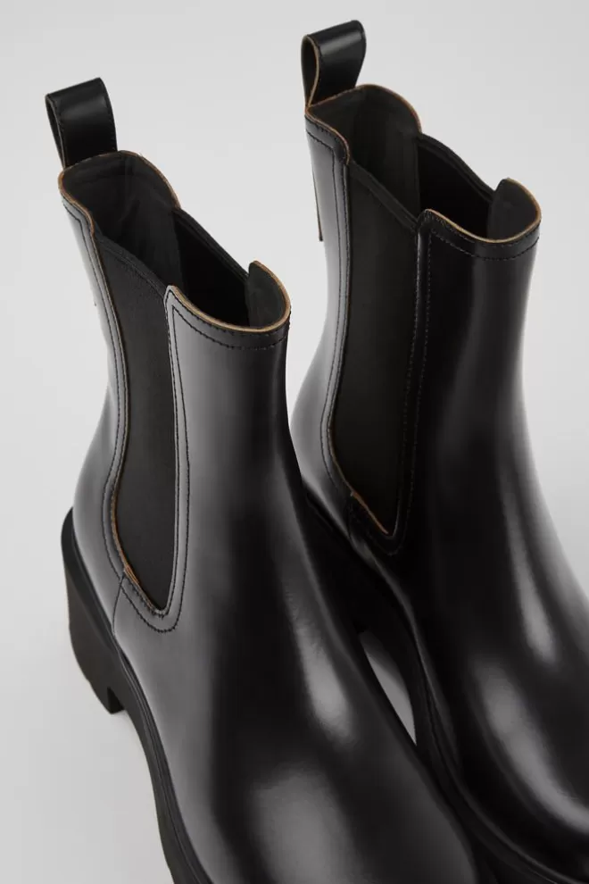Zapatos De Vestir<Camper Botas De Piel En Color Negro Para Mujer