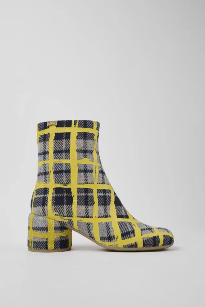 Zapatos De Tacon<Camper Botas Multicolores De Lana Reciclada Para Mujer