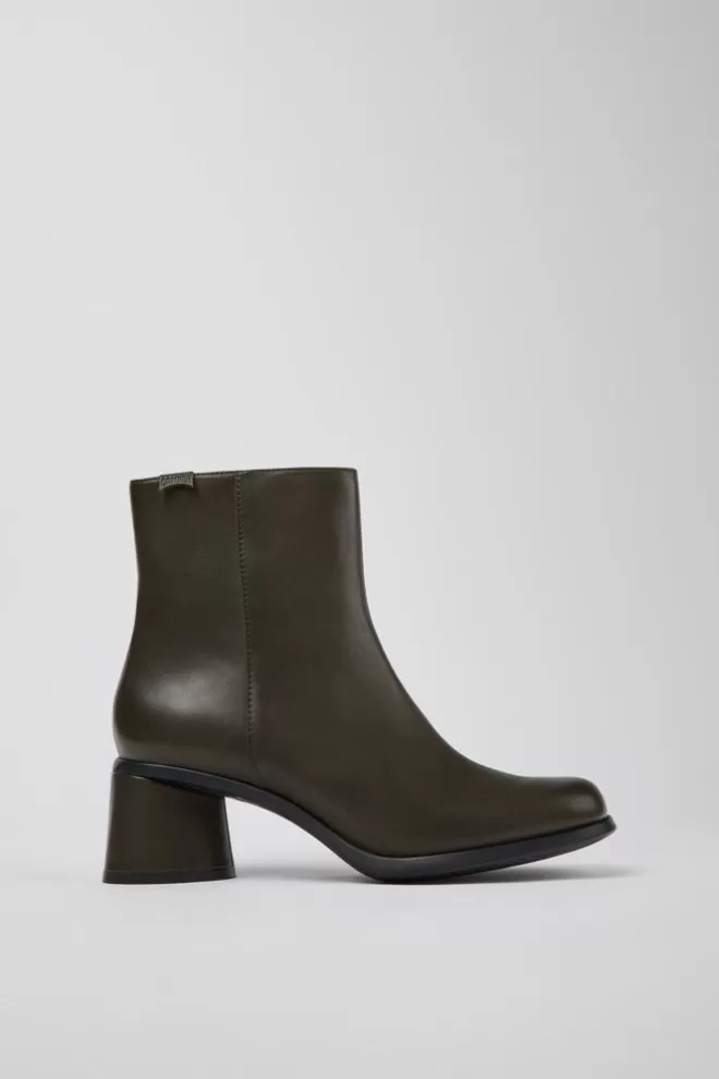 Zapatos De Tacon<Camper Botas Verdes De Piel Y Pet Reciclado Para Mujer