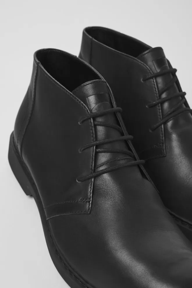 Zapatos De Vestir<Camper Botin Negro Para Hombre