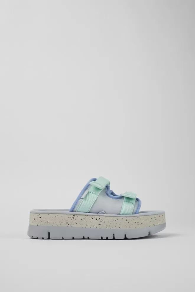 Sandalias<Camper Chancla De Tejido Multicolor Para Mujer