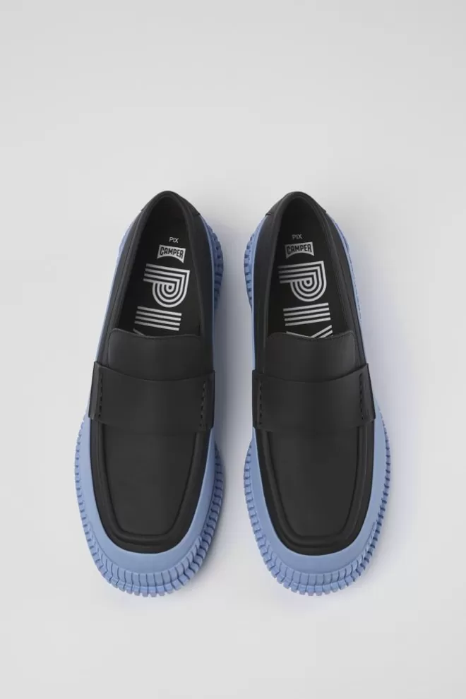 Zapatos De Vestir<Camper Mocasin De Piel Multicolor Para Hombre