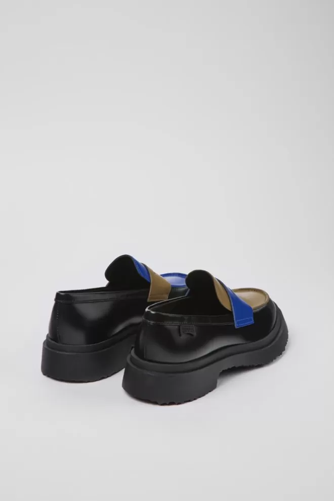 Zapatos De Vestir<Camper Mocasin De Piel Multicolor Para Mujer