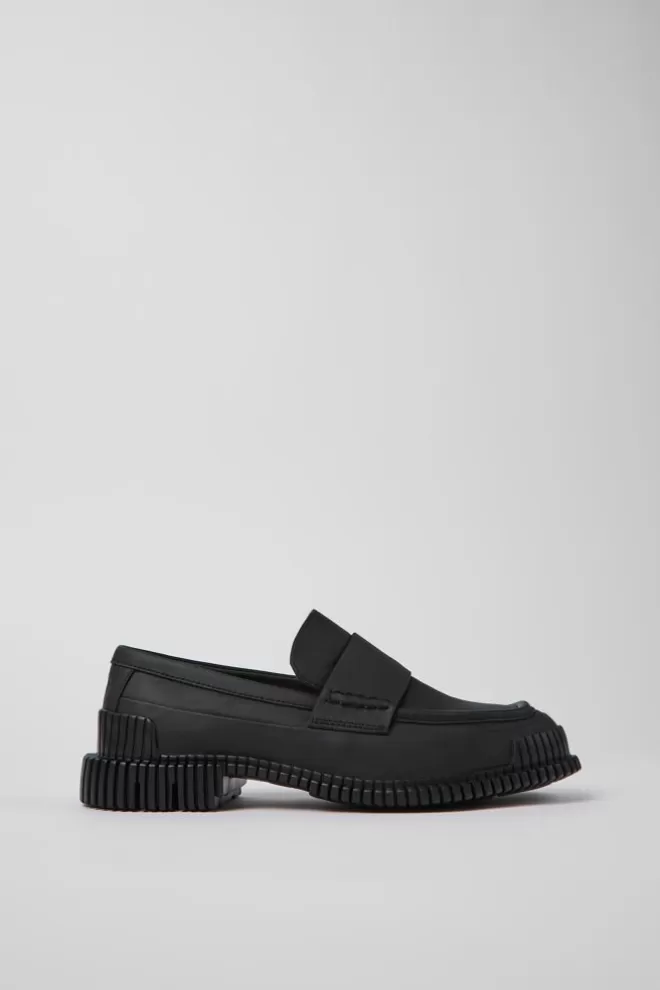 Zapatos De Vestir<Camper Mocasin De Piel Negro Para Mujer