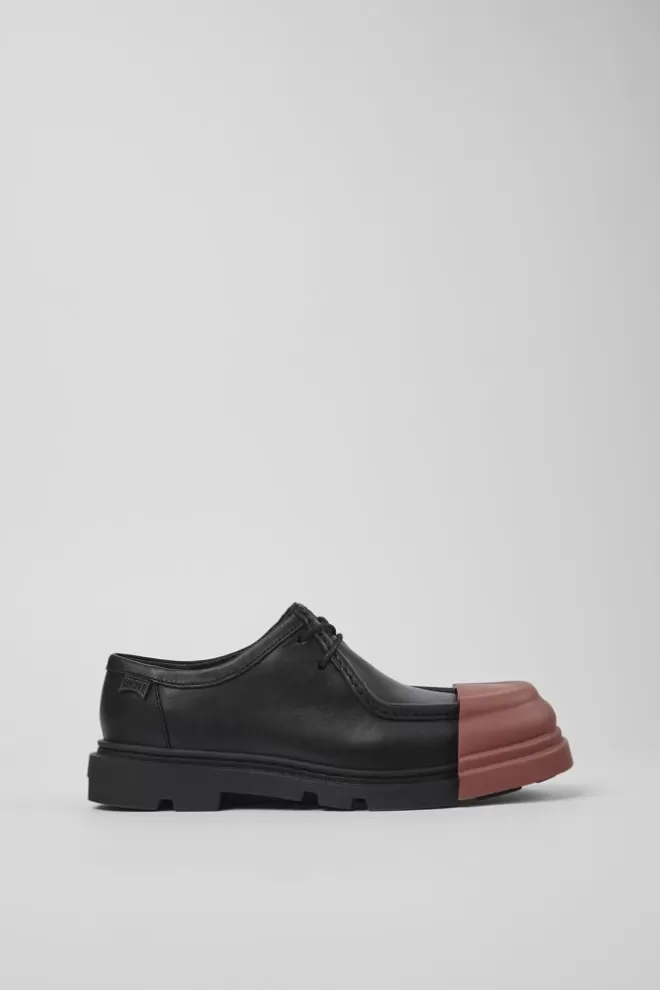 Zapatos De Vestir<Camper Mocasin De Piel Negro Para Mujer