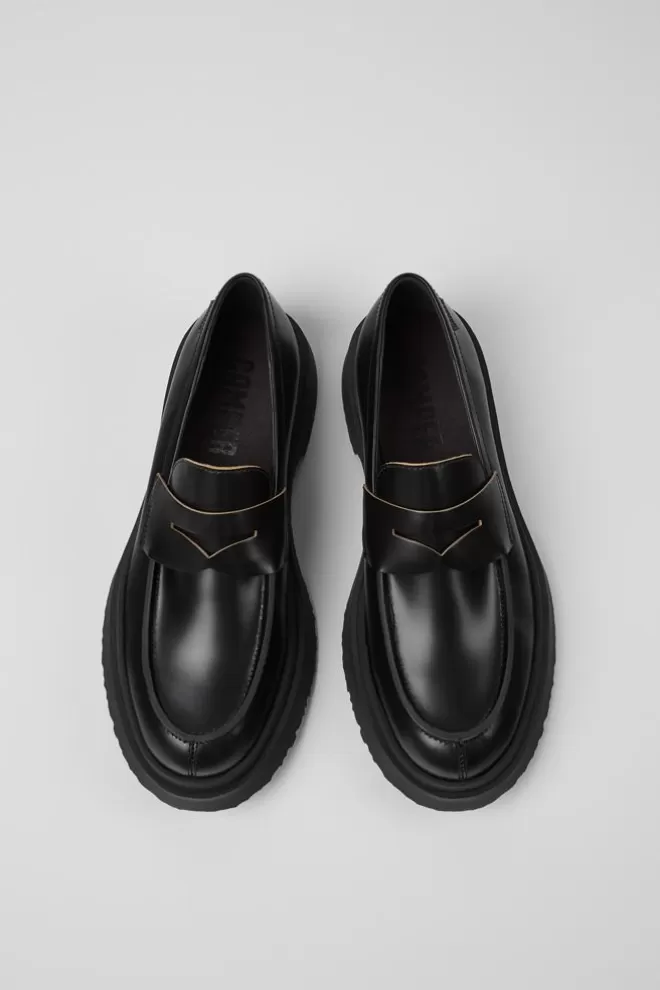 Zapatos De Vestir<Camper Mocasines De Piel En Color Negro