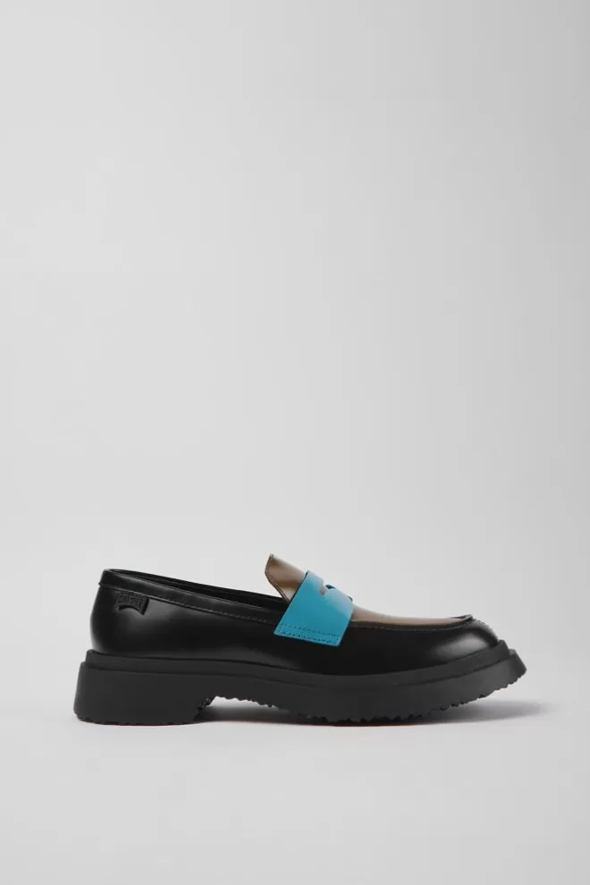 Zapatos De Vestir<Camper Mocasines Multicolores De Piel Para Mujer