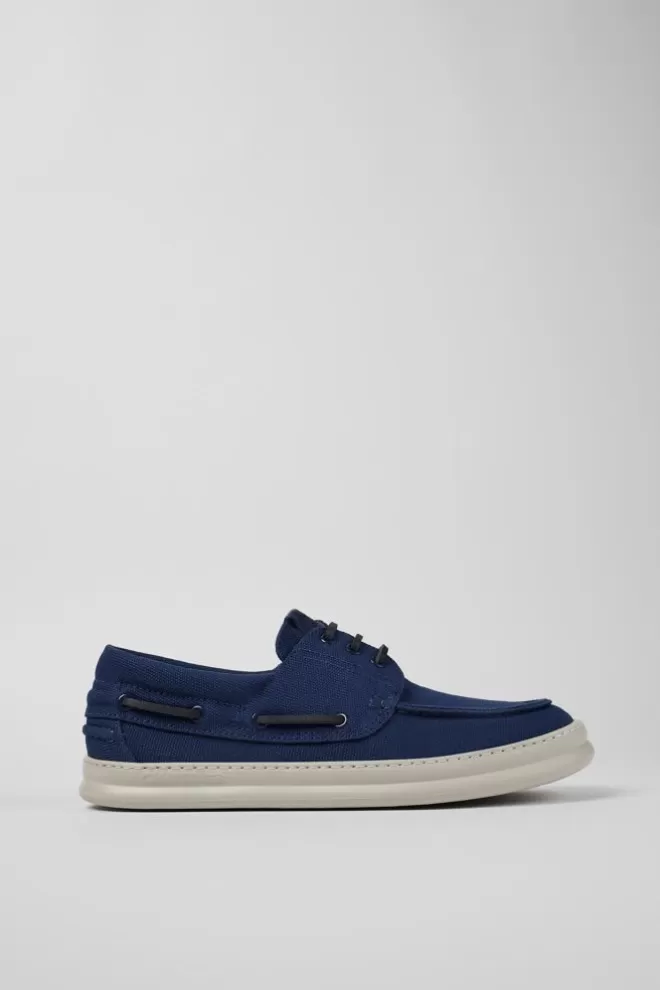 Zapatos Casual<Camper Nautico De Tejido Azul Para Hombre