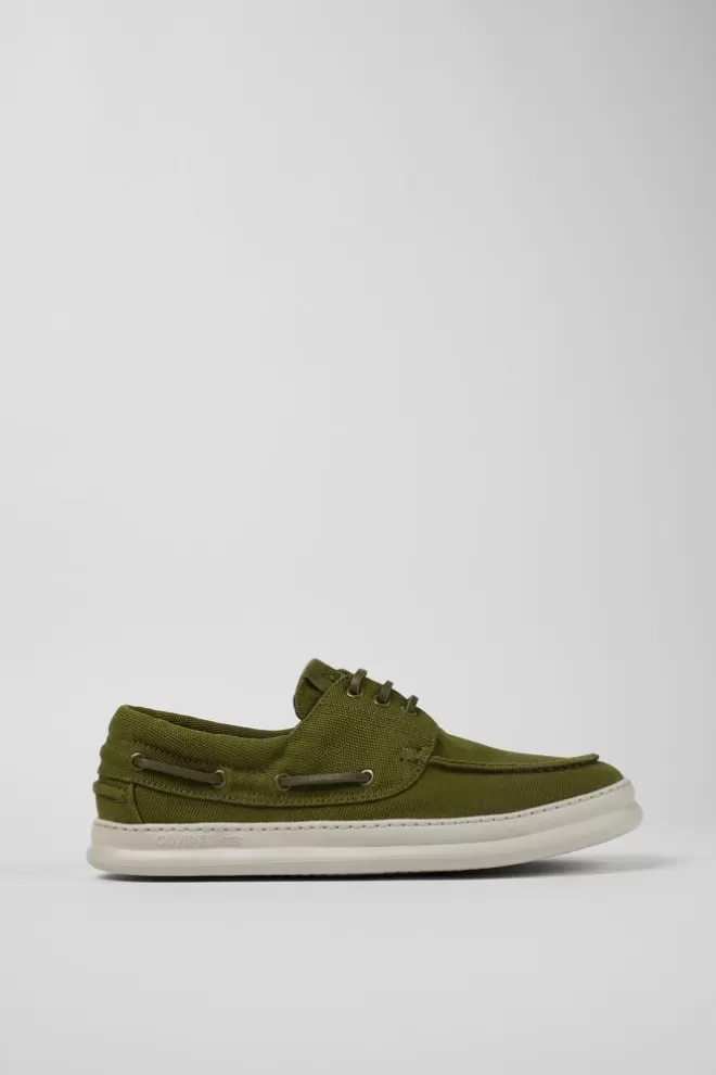 Zapatos Casual<Camper Nautico De Tejido Verde Para Hombre