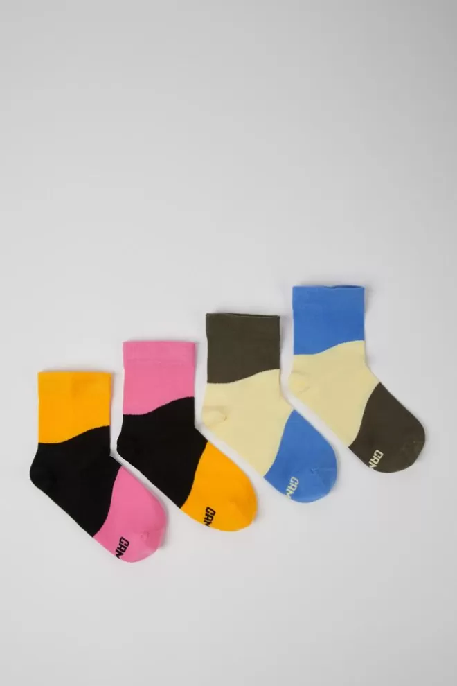 Calcetines<Camper Pack De 2 Pares De Calcetines Multicolor