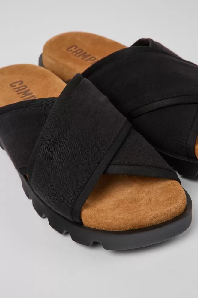 Sandalias<Camper Sandalia Con Tira Cruzada De Tejido Para Mujer