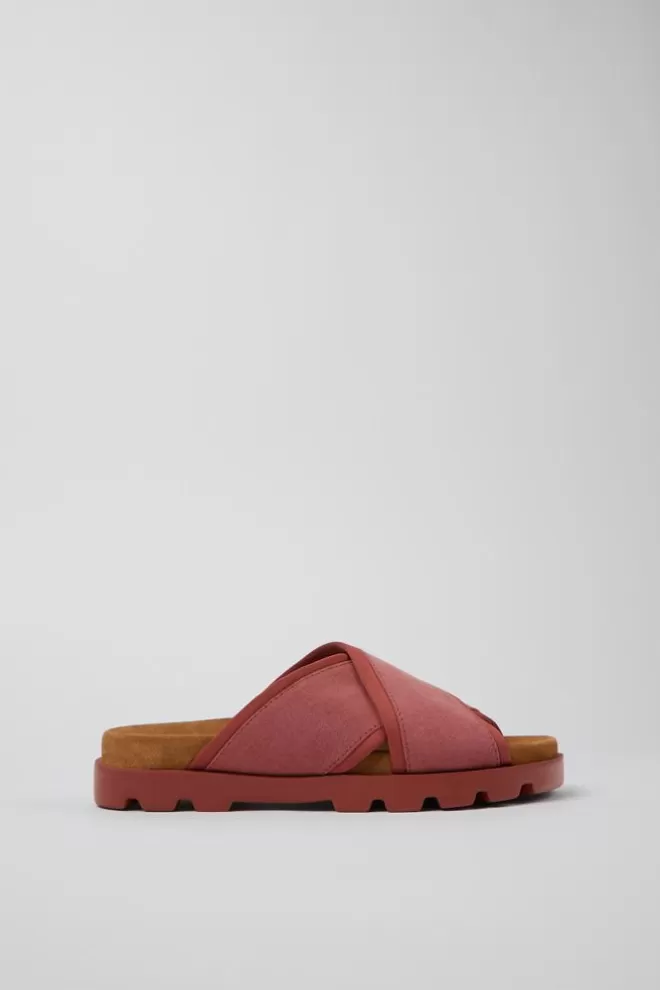 Sandalias<Camper Sandalia Con Tira Cruzada De Tejido Para Mujer