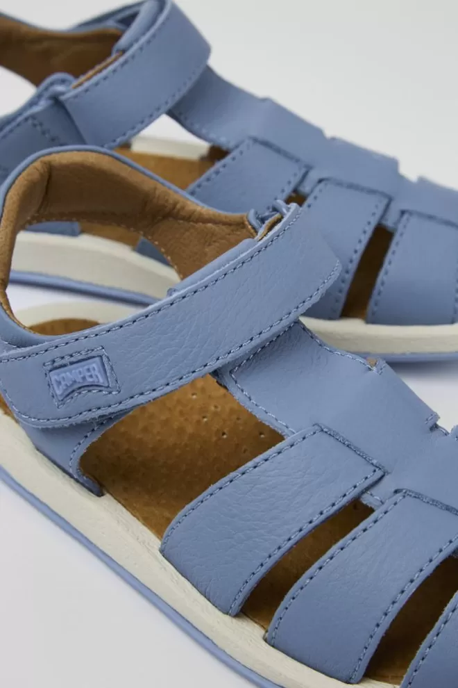 Sandalias<Camper Sandalia De Piel Azul