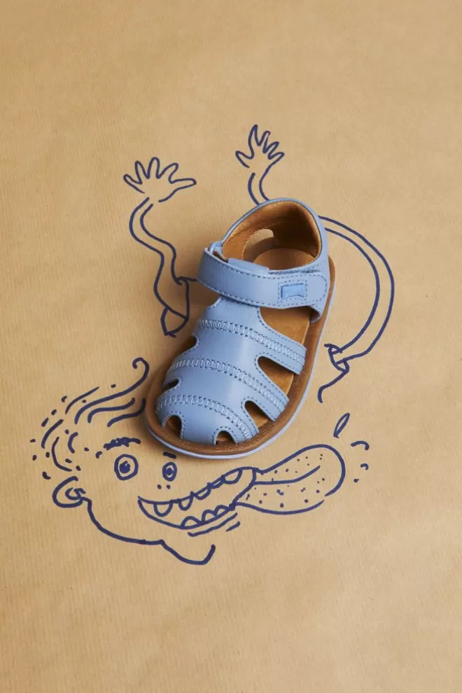 Sandalias<Camper Sandalia De Piel Azul