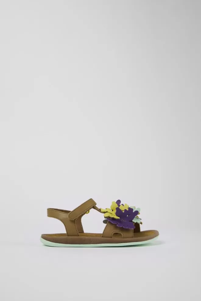 Sandalias<Camper Sandalia De Piel Multicolor