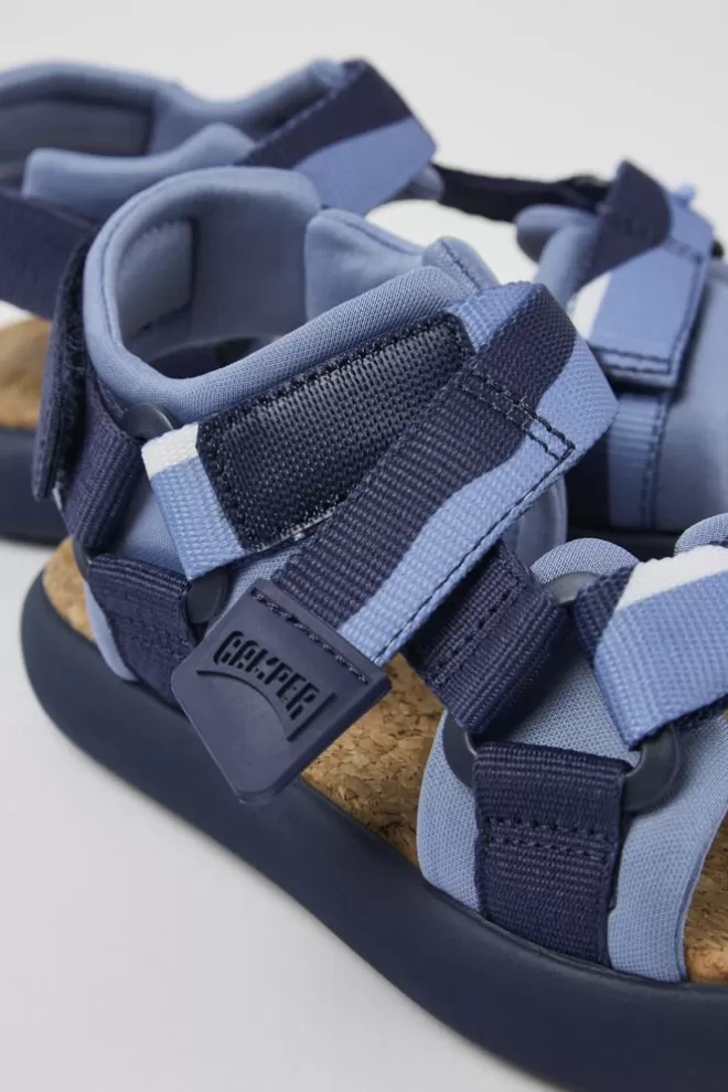 Sandalias<Camper Sandalia De Tejido Azul