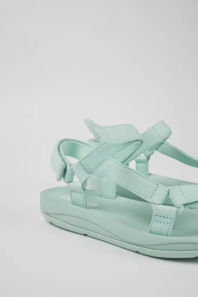 Sandalias<Camper Sandalia De Tejido Azul Para Mujer