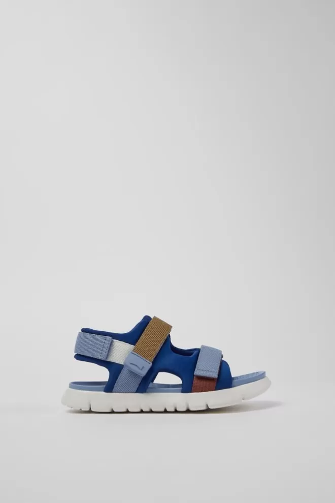 Sandalias<Camper Sandalia De Tejido Multicolor Con Dos Tiras