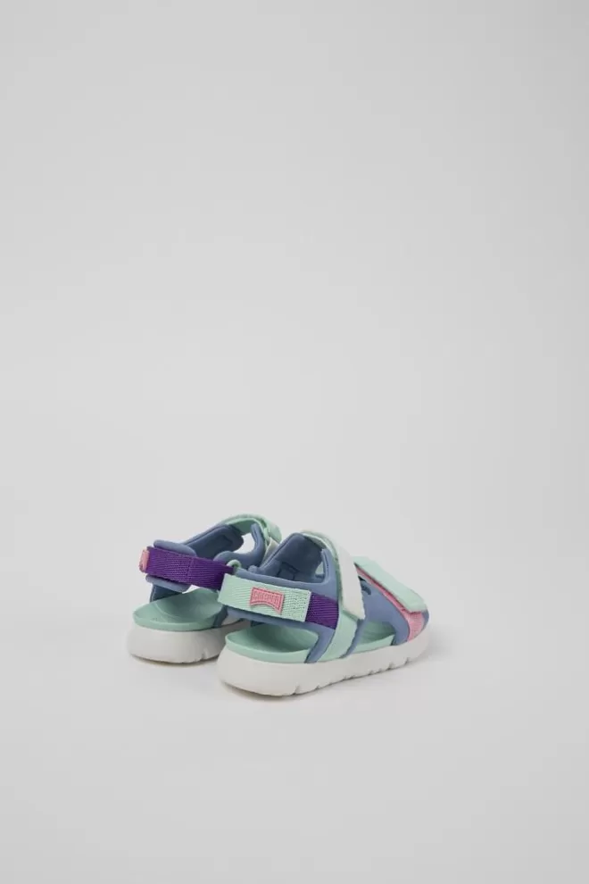 Sandalias<Camper Sandalia De Tejido Multicolor Con Dos Tiras