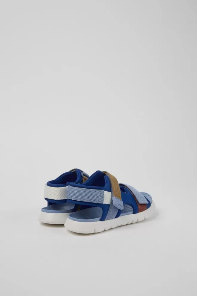 Sandalias<Camper Sandalia De Tejido Multicolor Con Dos Tiras