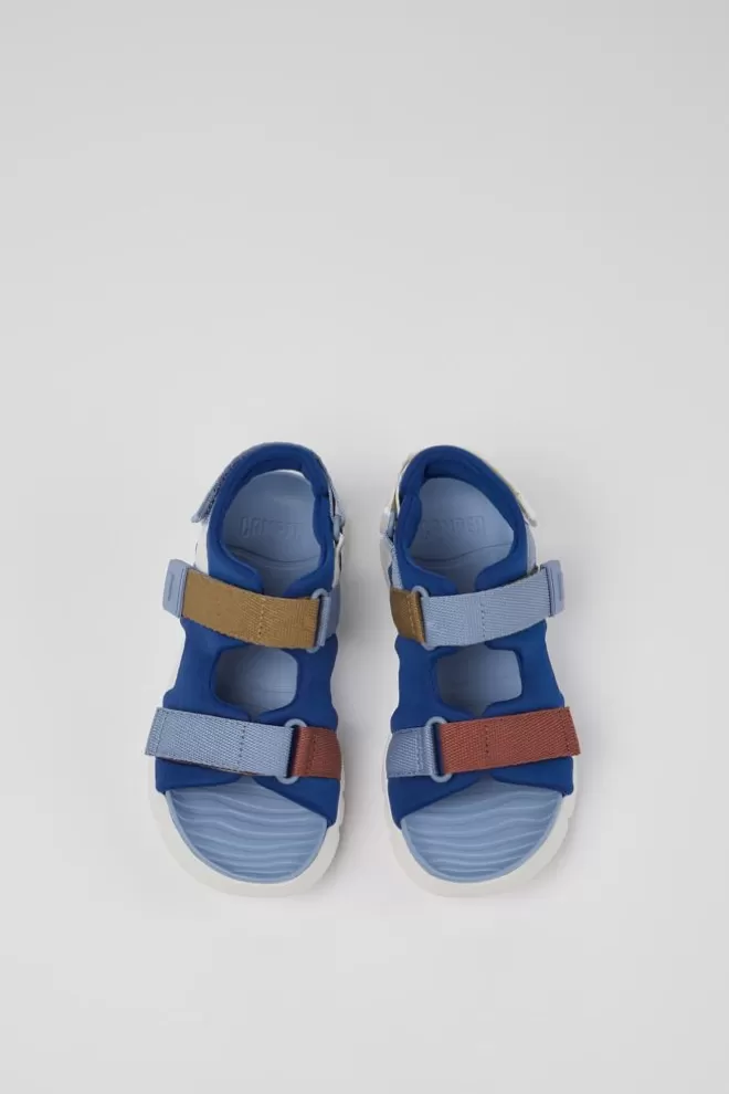 Sandalias<Camper Sandalia De Tejido Multicolor Con Dos Tiras