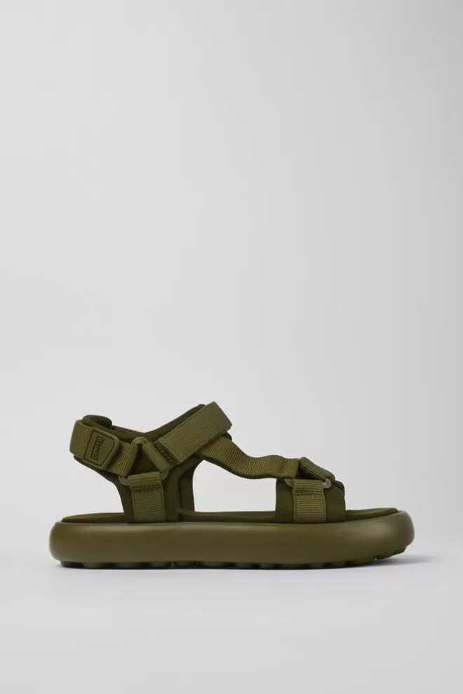 Sandalias<Camper Sandalia De Tejido Verde Para Hombre