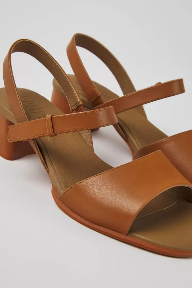 Sandalias<Camper Sandalia De Tiras Marron Para Mujer