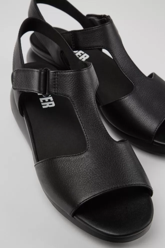 Sandalias<Camper Sandalia Negra Para Mujer