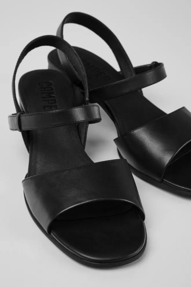 Sandalias<Camper Sandalia Negra Para Mujer Con Tiras