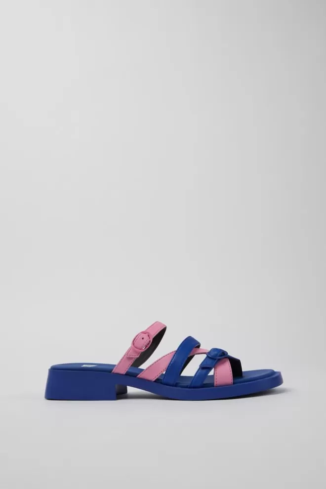 Sandalias<Camper Sandalia Sin Puntera De Piel Multicolor Para Mujer