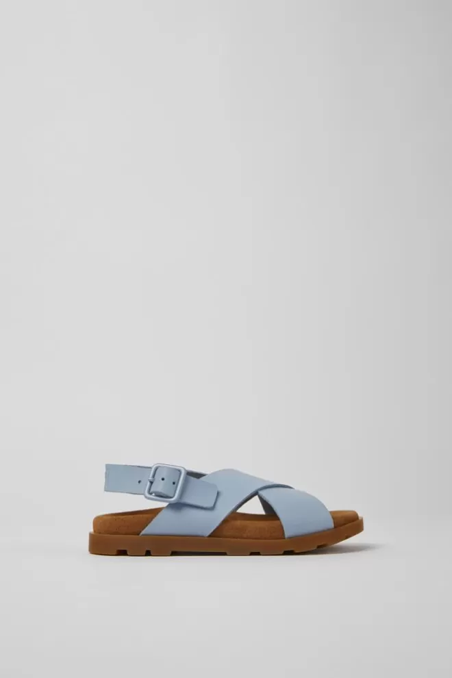 Sandalias<Camper Sandalias Azules De Piel Para Ninos