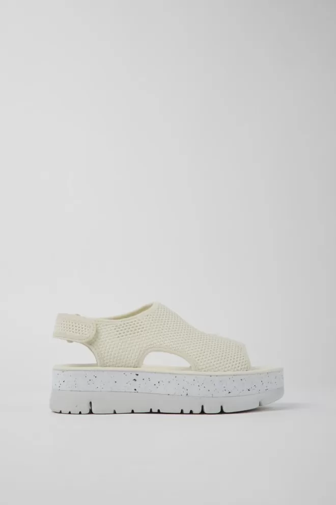 Sandalias<Camper Sandalias Blancas De Tejido Para Mujer