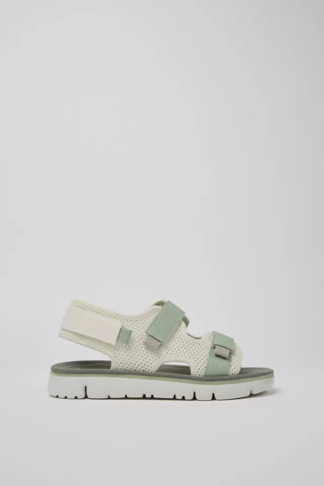 Sandalias<Camper Sandalias Blancas, Verdes Y Grises Para Mujer