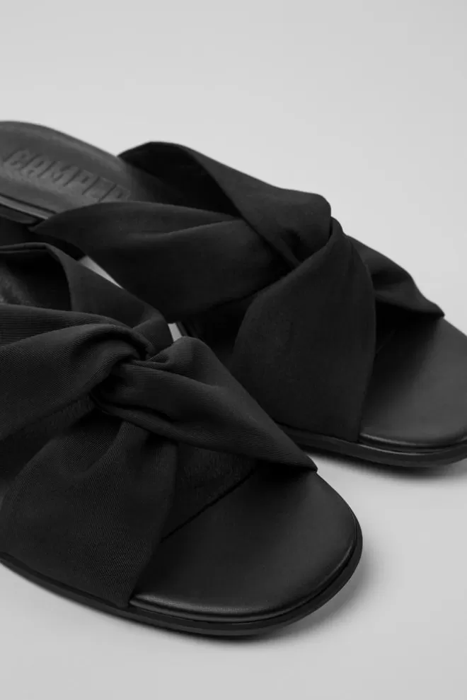 Sandalias<Camper Sandalias De Pet Reciclado Negras Para Mujer