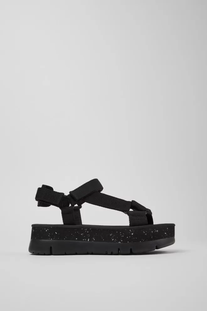 Sandalias<Camper Sandalias De Pet Reciclado Negras Para Mujer