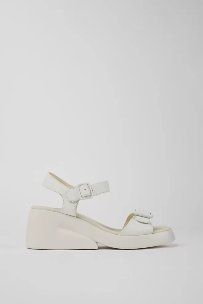 Sandalias<Camper Sandalias De Piel Blancas Para Mujer