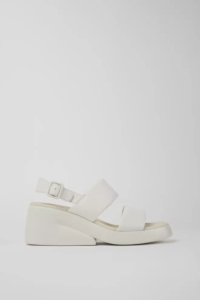 Sandalias<Camper Sandalias De Piel Blancas Para Mujer