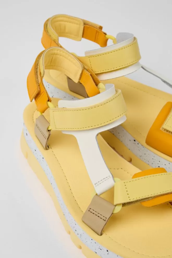 Sandalias<Camper Sandalias De Piel Multicolores Para Mujer