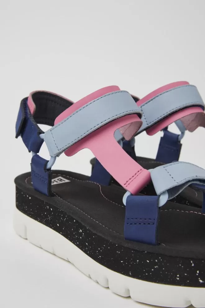 Sandalias<Camper Sandalias De Piel Multicolores Para Mujer